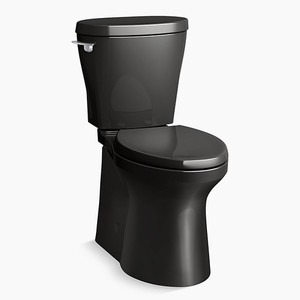 K20197-7 Betello Two Piece Toilet - Black K20197-7 Betello Two Piece Toilet - Black