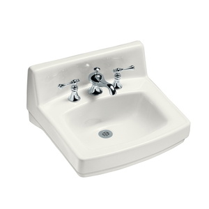 K2030-N-0 Antique Wall Hung Bathroom Sink - White