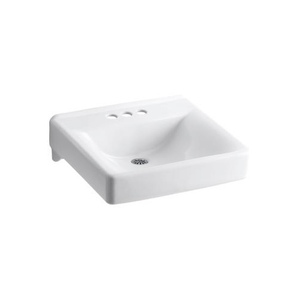 K2054-N-0 Soho Wall Hung Bathroom Sink - White K2054-N-0 Soho Wall Hung Bathroom Sink - White