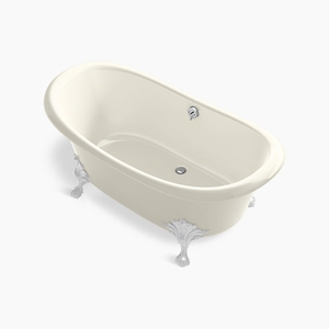 K21000-B-96 Artifacts 66" Soaking Tub - Biscuit