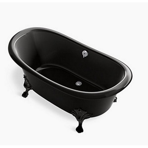 K21000-P5-7 Artifacts 66" Soaking Tub - Black