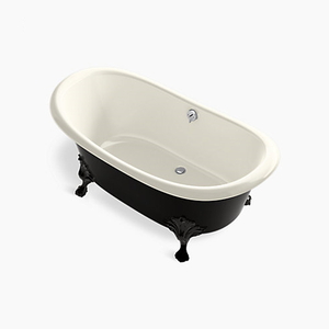 K21000-P5-96 Artifacts 66" Soaking Tub - Biscuit