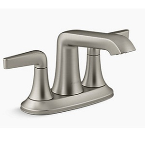K22021-4-BN Tempered 4'' Centerset Bathroom Faucet - Vibrant Brushed Nickel K22021-4-BN Tempered 4'' Centerset Bathroom Faucet - Vibrant Brushed Nickel