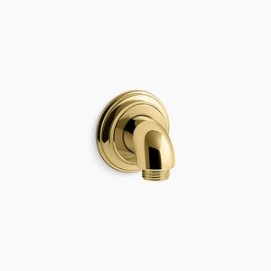 K22173-PB Bancroft Wall Supply Elbow Shower Accessory - Vibrant Polished Brass