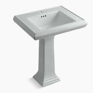 K2258-1-95 Memoirs Classic Pedestal Bathroom Sink - Ice Grey K2258-1-95 Memoirs Classic Pedestal Bathroom Sink - Ice Grey