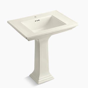 K2268-1-96 Memoirs Stately Pedestal Bathroom Sink - Biscuit