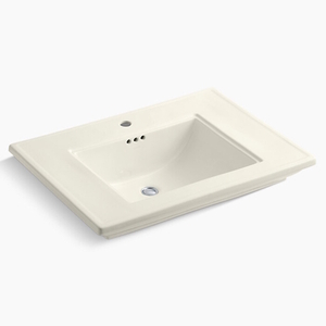 K2269-1-96 Memoirs Stately Console Bathroom Sink - Biscuit