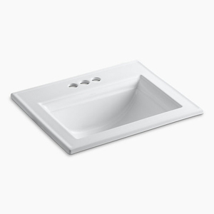 K2337-4-0 Memoirs Stately Self Rimming Bathroom Sink - White