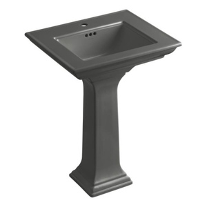 K2344-1-58 Memoirs Stately Pedestal Bathroom Sink - Thunder Grey K2344-1-58 Memoirs Stately Pedestal Bathroom Sink - Thunder Grey