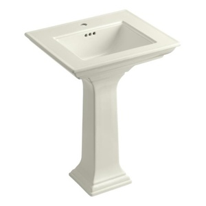 K2344-1-96 Memoirs Stately Pedestal Bathroom Sink - Biscuit