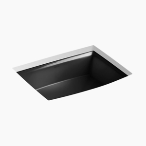 K2355-7 Archer Undermount Style Bathroom Sink - Black