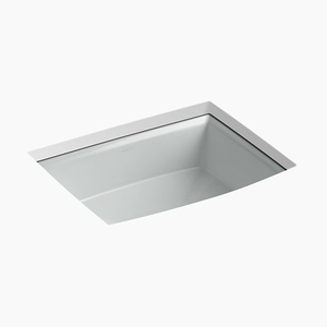 K2355-95 Archer Undermount Style Bathroom Sink - Ice Grey