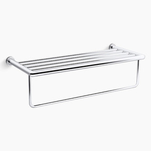 24552-CP Kumin Vanity Shelf Bathroom Accessory - Polished Chrome 24552-CP Kumin Vanity Shelf Bathroom Accessory - Polished Chrome