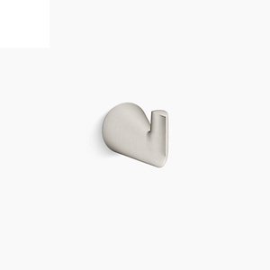 24757-BN Modern Robe Hook Bathroom Accessory - Vibrant Brushed Nickel 24757-BN Modern Robe Hook Bathroom Accessory - Vibrant Brushed Nickel
