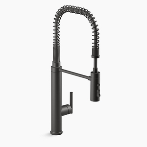 K24982-BL Purist Pull-Out Spray Kitchen Faucet - Matte Black