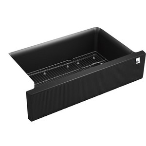 K25788-CM1 Cairn Apron Front / Specialty Sink Kitchen Sink - Matte Black