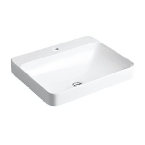 K2660-1-0 Vox Vessel Style Bathroom Sink - White