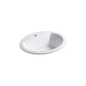 K2699-1-0 Bryant Self Rimming Bathroom Sink - White K2699-1-0 Bryant Self Rimming Bathroom Sink - White