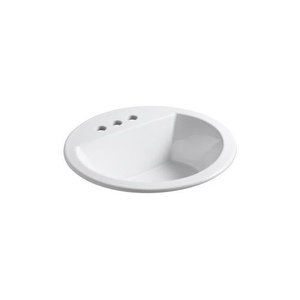 K2714-4-0 Bryant Self Rimming Bathroom Sink - White