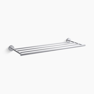 K27294-CP Elate Towel Rack Bathroom Accessory - Polished Chrome