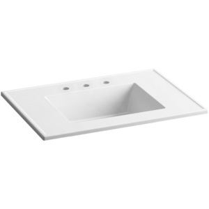 K2779-8-G81 Ceramic Impressions Vanity Top Bathroom Vanity - White Impressions