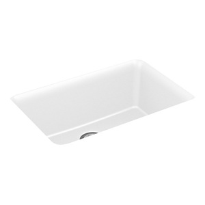 K28000-CM6 Cairn White/Color Undermount - Single Bowl Kitchen Sink - Matte White