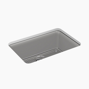 K28000-CM4 Cairn White/Color Undermount - Single Bowl Kitchen Sink - Matte Grey K28000-CM4 Cairn White/Color Undermount - Single Bowl Kitchen Sink - Matte Grey