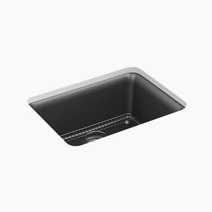 K28001-CM7 Cairn White/Color Undermount - Single Bowl Kitchen Sink - Matte Graphite K28001-CM7 Cairn White/Color Undermount - Single Bowl Kitchen Sink - Matte Graphite