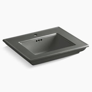 K29999-1-58 Memoirs Stately Pedestal Basin Part - Thunder Grey K29999-1-58 Memoirs Stately Pedestal Basin Part - Thunder Grey