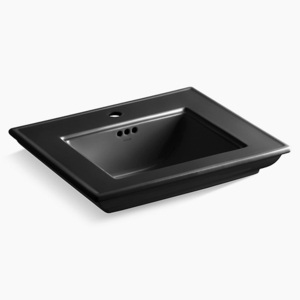 K29999-1-7 Memoirs Stately Pedestal Basin Part - Black