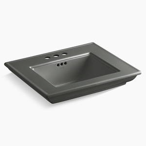 K29999-4-58 Memoirs Stately Pedestal Basin Part - Thunder Grey K29999-4-58 Memoirs Stately Pedestal Basin Part - Thunder Grey