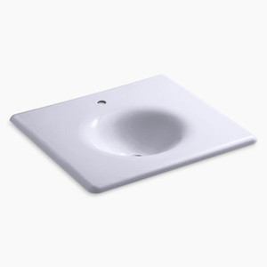 3048-1-GRL Iron/Impressions Vanity Top Bathroom Vanity - Lavender Grey 3048-1-GRL Iron/Impressions Vanity Top Bathroom Vanity - Lavender Grey