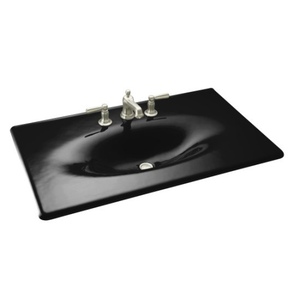 K3051-1-7 Iron/Impressions Vanity Top Bathroom Vanity - Black K3051-1-7 Iron/Impressions Vanity Top Bathroom Vanity - Black
