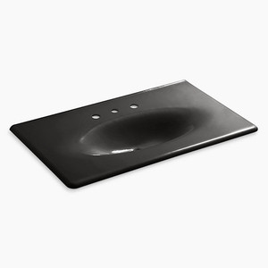 K3051-8-7 Iron/Impressions Vanity Top Bathroom Vanity - Black K3051-8-7 Iron/Impressions Vanity Top Bathroom Vanity - Black