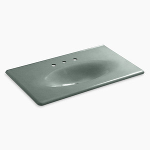 K3051-8-FT Iron/Impressions Vanity Top Bathroom Vanity - Basalt K3051-8-FT Iron/Impressions Vanity Top Bathroom Vanity - Basalt