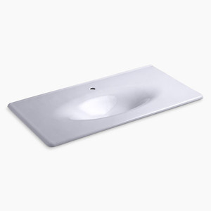K-3052-1-GRL Iron/Impressions Vanity Top Bathroom Vanity - Lavender Grey K-3052-1-GRL Iron/Impressions Vanity Top Bathroom Vanity - Lavender Grey