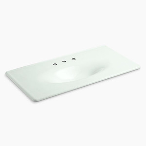 K3052-8-FF Iron/Impressions Vanity Top Bathroom Vanity - Sea Salt
