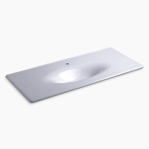K-3053-1-GRL Iron/Impressions Vanity Top Bathroom Vanity - Lavender Grey K-3053-1-GRL Iron/Impressions Vanity Top Bathroom Vanity - Lavender Grey