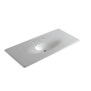 K3053-8-FF Iron/Impressions Vanity Top Bathroom Vanity - Sea Salt K3053-8-FF Iron/Impressions Vanity Top Bathroom Vanity - Sea Salt
