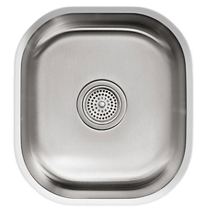 K3336-NA Undertone Stainless Steel Undermount - Single Bowl Kitchen Sink - Stainless Steel