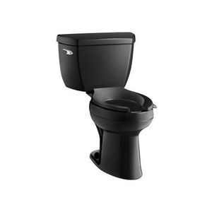 K3493-7 Highline Two Piece Toilet - Black K3493-7 Highline Two Piece Toilet - Black