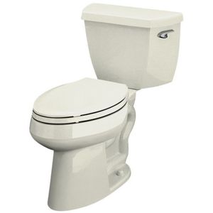 K3493-RA-96 Highline Two Piece Toilet - Biscuit