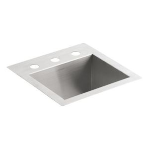 K3840-3-NA Vault Dual Mount Bar Sink - Stainless Steel K3840-3-NA Vault Dual Mount Bar Sink - Stainless Steel