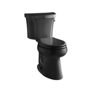 K3889-RA-7 Highline Two Piece Toilet - Black