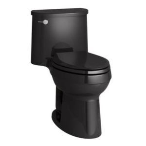 K3946-7 Adair One Piece Toilet - Black