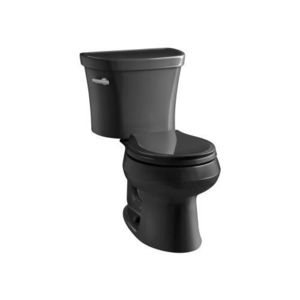 K3947-7 Wellworth Two Piece Toilet - Black