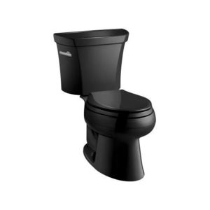 K3998-7 Wellworth Two Piece Toilet - Black