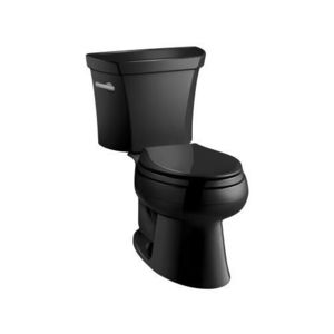 K3998-T-7 Wellworth Two Piece Toilet - Black K3998-T-7 Wellworth Two Piece Toilet - Black