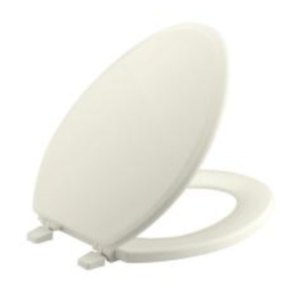 K4694-96 Ridgewood Toilet Seat Bathroom Accessory - Biscuit