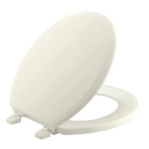 K4695-96 Ridgewood Toilet Seat Bathroom Accessory - Biscuit